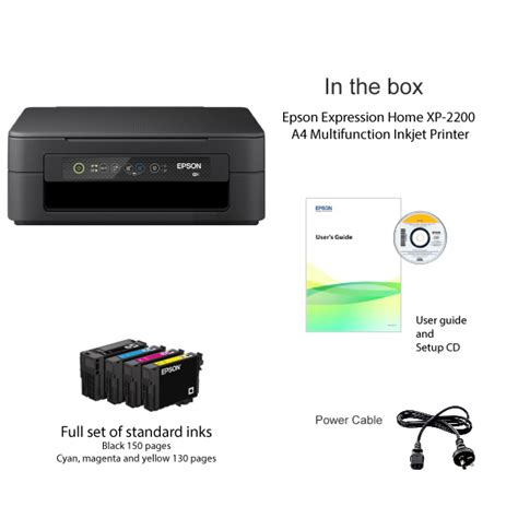 Epson Expression Home XP 2200 Inkjet Multifunction Printer Printzone