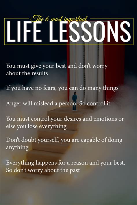 The 6 Most Important Life Lessons