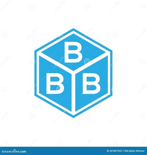 Bbb Letter Logo Design On Black Background Bbb Creative Initials