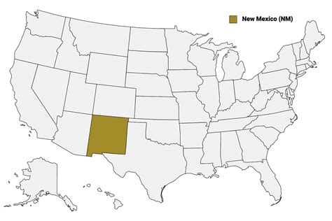 New Mexico Counties Map Mappr