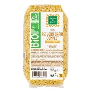 Grossiste Riz Long Complet Bio Paquet G Grain De Frais Carton De