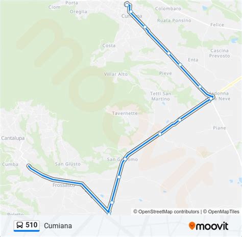 Linea 510 Orari Fermate E Mappe Cumiana Aggiornato