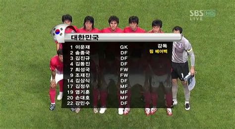 2007 아시안컵 대표팀 평가전 대한민국 Vs 우즈베키스탄