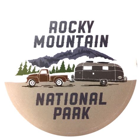 Sticker - RMNP Camper Trailer - Rocky Mountain Conservancy