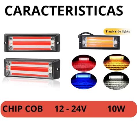 Codigo Estrobo Torreta Led Cob W Patrulla Moto Parrilla En Venta En