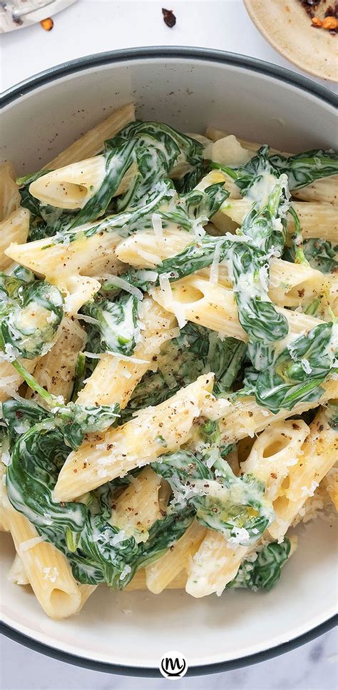 Pasta with Spinach, easy & quick! | Recipe | Spinach pasta recipes ...