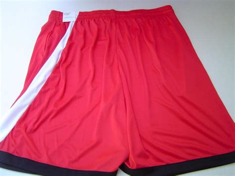 New Mens Nike Red Dri Fit Loose Fit Knee Length Shorts Size Xxl Ebay