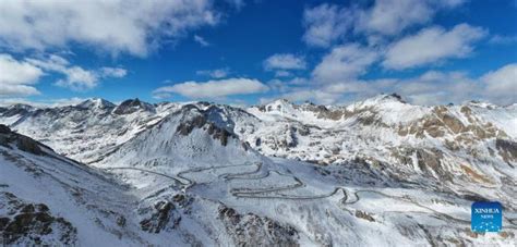 In Pics Scenery Of Snow Covered Mountain In Sichuan Silk Road Of