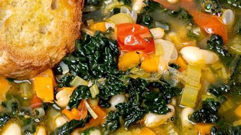 Tuscan White Bean And Kale Soup Ribollita Grandmas Cooking