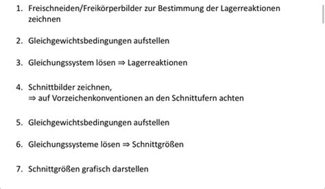 Vorlesung 9 Schnittgrößen Flashcards Quizlet