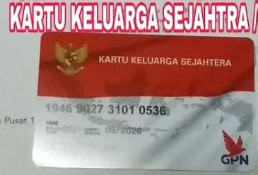 Cara Menggunakan Kartu Keluarga Sejahtera Dan Tutorial Langkah