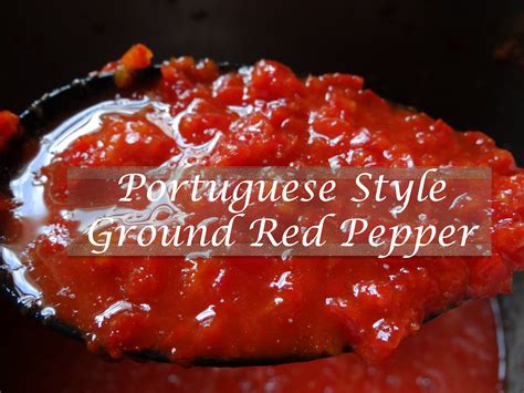 Portuguese Ground Red Pepper Pimenta Moida The Portuguese American Mom