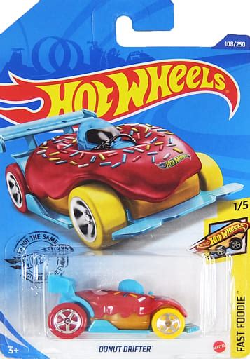 駿河屋 1 64 DONUT DRIFTER レッドライトブルーイエロー Hot Wheels FAST FOODIE GHD98 D7C6 ホットウィールhotwheels