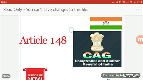 Cag Comptroller Auditor General Articles Youtube