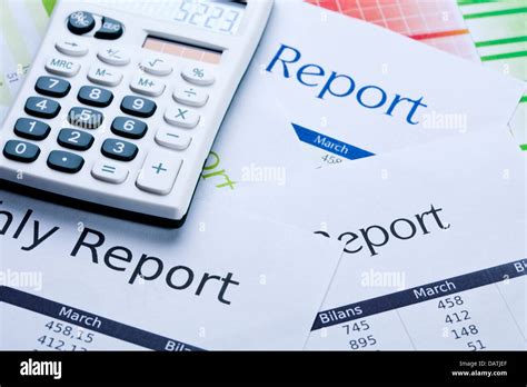 Monthly Report Hi Res Stock Photography And Images Alamy