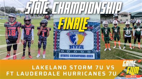 7U STATE CHAMPIONSHIP Lakeland Storm Vs Ft Lauderdale Hurricanes YouTube