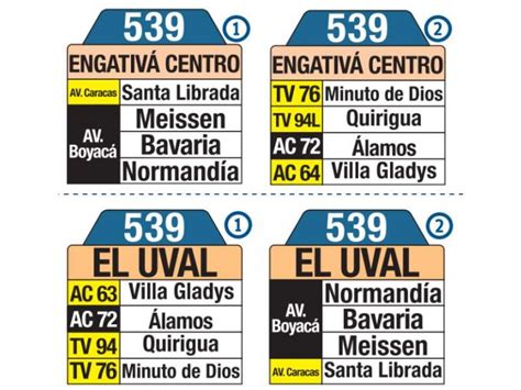 Ruta Sitp Engativ Centro El Uval Urbana Mirutafacil