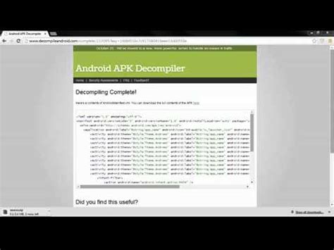 How To Decompile Apk File Online How To Decompile Android Application