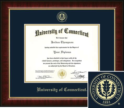 Church Hill Classics 85 X 11 Gold Embossed Cherry Diploma Frame