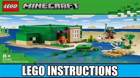 Lego Instructions Minecraft 21254 The Turtle Beach House Youtube