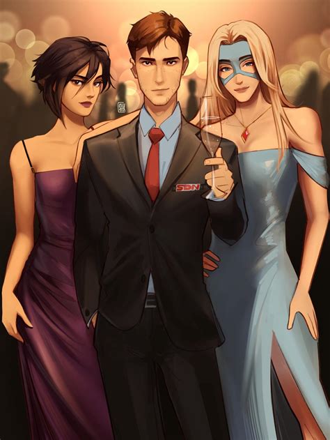 Invisigal Robert Robertson And Blonde Blazer Dispatch Danbooru