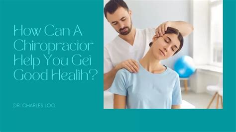 Ppt Build Good Health With The Help Of A Chiropractor Dr Charles