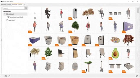 Custom Asset Library Enscape