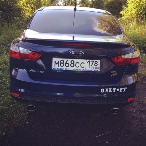 24. Реснички на задние фары:) — Ford Focus Hatchback III, 1,6 л, 2012 ...