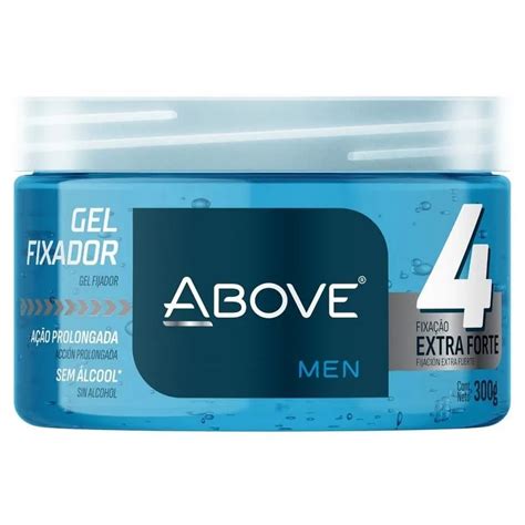 Gel De Cabelo Sem Alcool - Gel Fixador De Cabelo Above Fixacao Extra Forte Nivel 4 Sem Alcool Acao ...