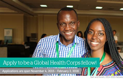 Apply To Be A Global Health Corps Fellow Norsrcameroon