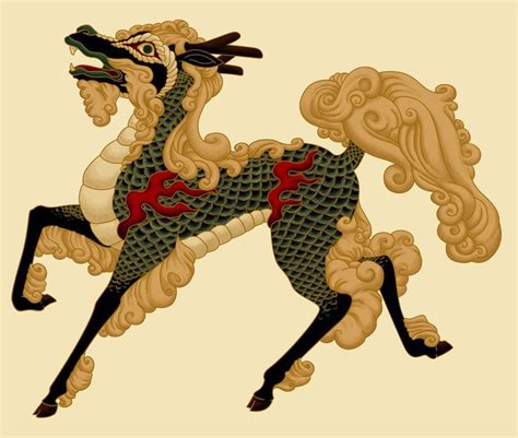 Qilin With Wings Kirin By Chrisherself Tibetan Art Art Fictional