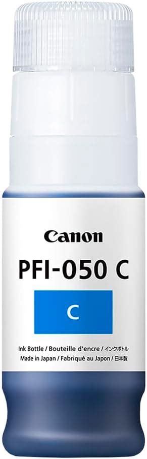 Amazon Canon Genuine PFI 050 C Cyan Ink Cartridge Compatible With