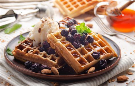 Belgian Waffles Make Your Own Christmas Street Food My Weekly