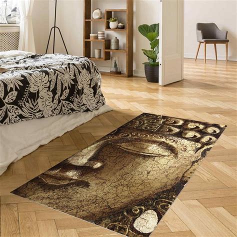 Vintage Buddha Vinyl Teppich Im Hochformat Kaufen