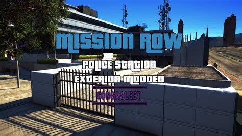 Police Station Mission Row Exterior Modded Fivem Sp