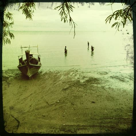 Fishing And Boat Ao Nam Mao Krabi Thailand Hipstamatic Combo