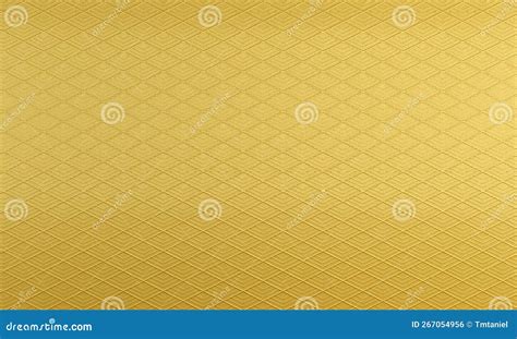 3d Render Embossed Abstract Pattern Engraved On Gold Surface Stock