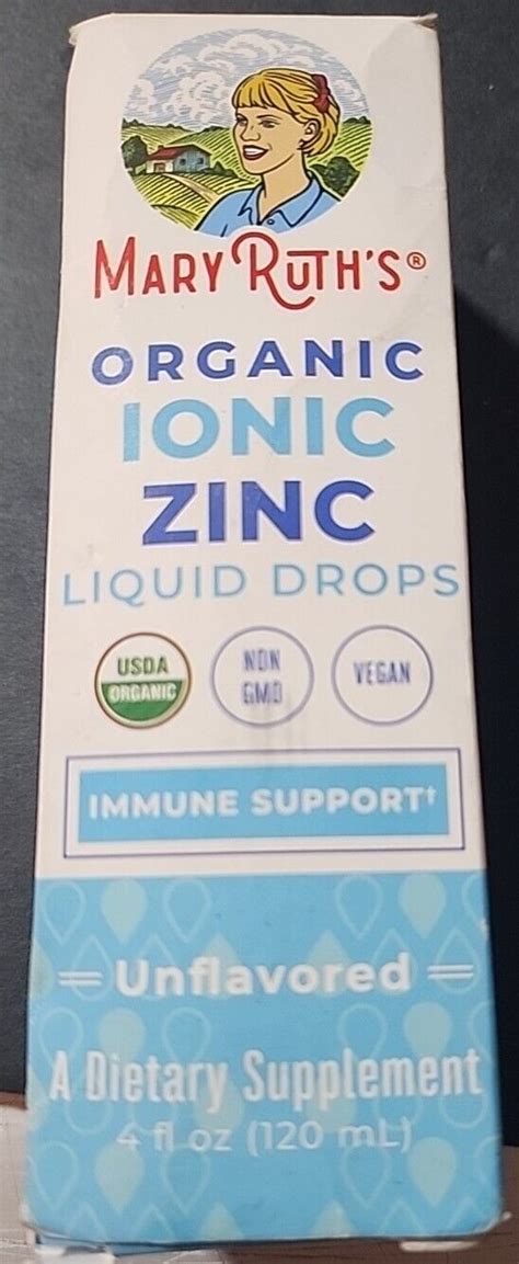 3x Mary Ruth S Organic Ionic Zinc Liquid Drops 4 Fl Oz EBay