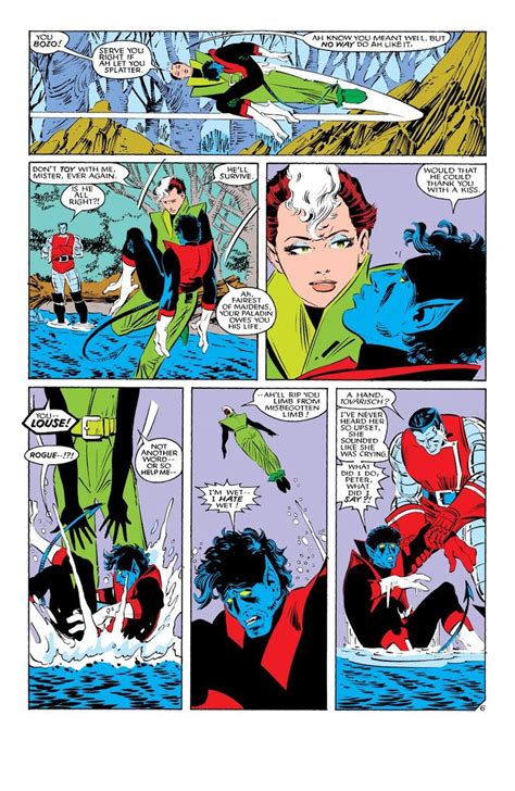 Pin By Lee Feliciano Russell On Xmen Nightcrawler Comic Marvel Rogue