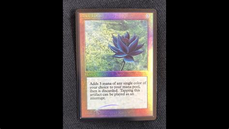 Il Black Lotus scenderà analizziamo una delle carte più costose