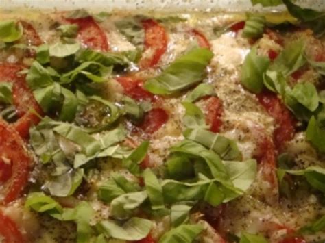 Tomate Mozzarella überbacken Rezept mit Bild kochbar de