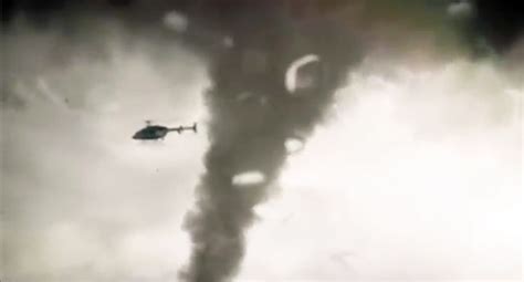 Helicopter Gets Sucked Into A Tornado Video Ebaum S World