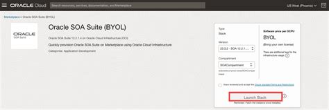 Provision An Oracle Soa Suite On Marketplace Instance In The Oracle