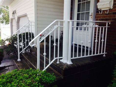 White Hand Railing For Stairs Decoomo