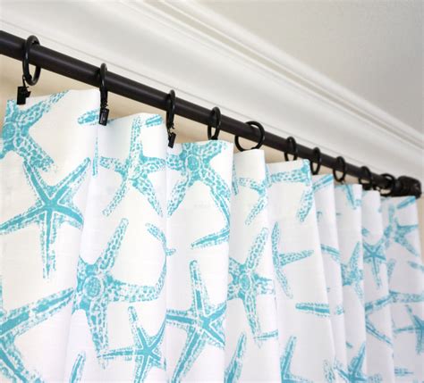 Aqua Curtains.anchors Window Curtains.aqua Kitchen | Etsy