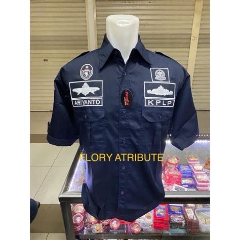 Jual Baju Coast Guard Kplp Warna Navy Shopee Indonesia