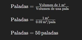 Cu Ntas Paladas De Arena Para Un Saco De Cemento Calcula La Cantidad