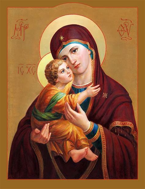 Holy Mother Of God - Blessed Virgin Mary Painting by Svitozar Nenyuk ...