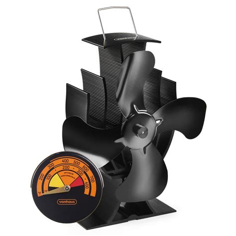 Vonhaus Stove Fan Log Burner Fire Fan For Wood Burning Stoves