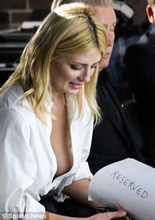 Mischa Barton Nude Boobs Slip Out Of The White Blouse